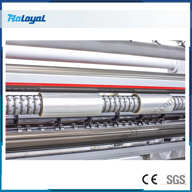 Automatic Sticker Label Slitting and Rewinding Machine with Friction Shaft