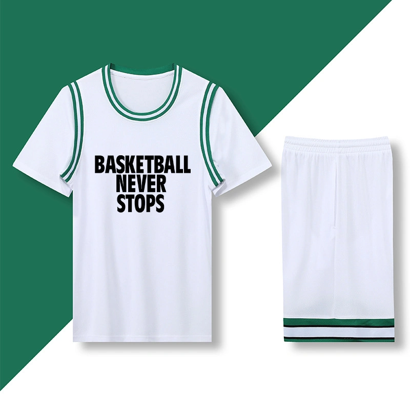 Camisola de basquetebol respirável Quick Dry Large Size para camisola sem mangas