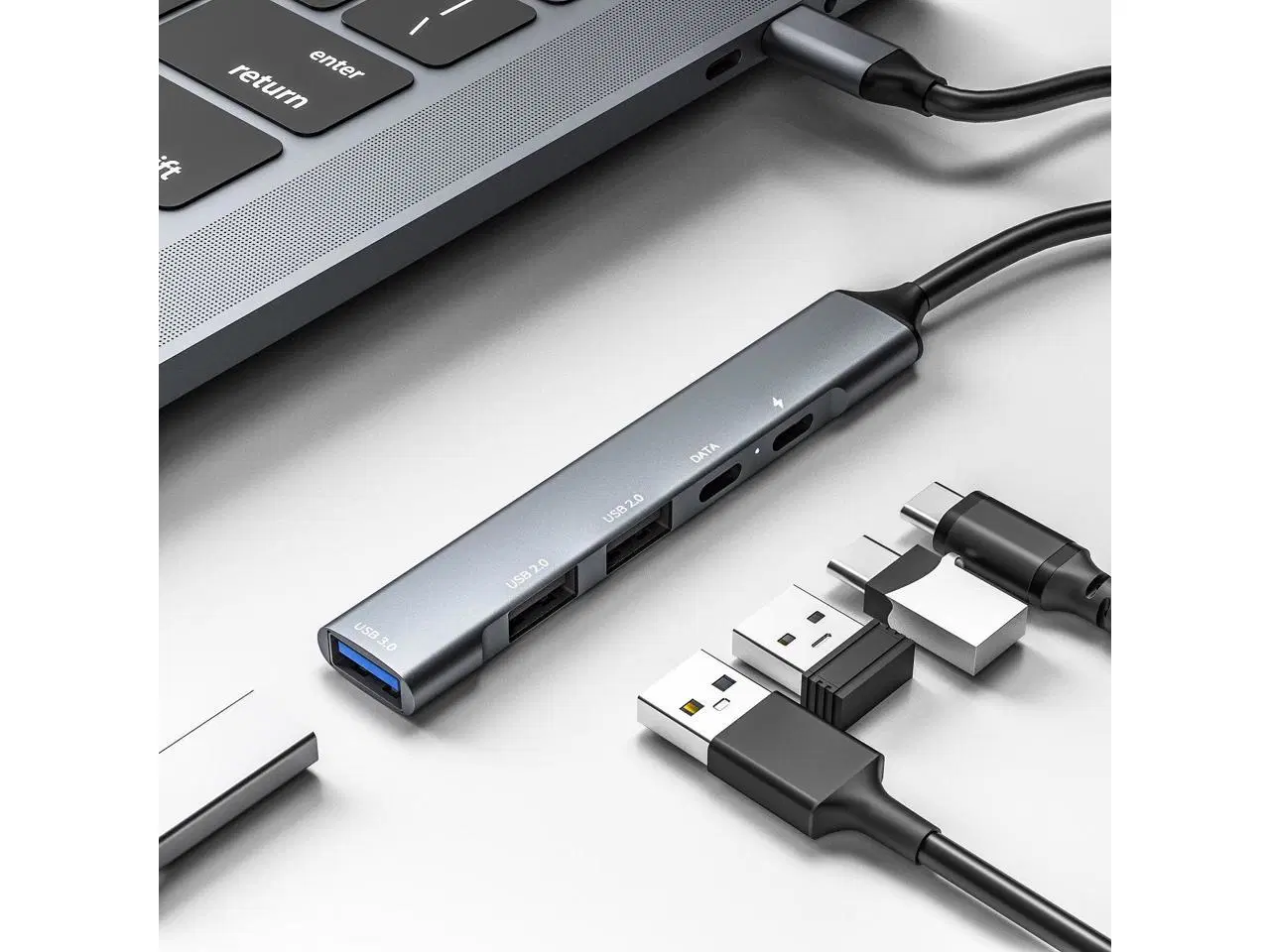 Hub USB C multiporta 5 em 1