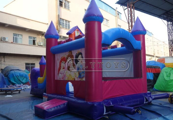 Commercial Inflatable Bouncer Combo Colorful Castle with Slide for Kid