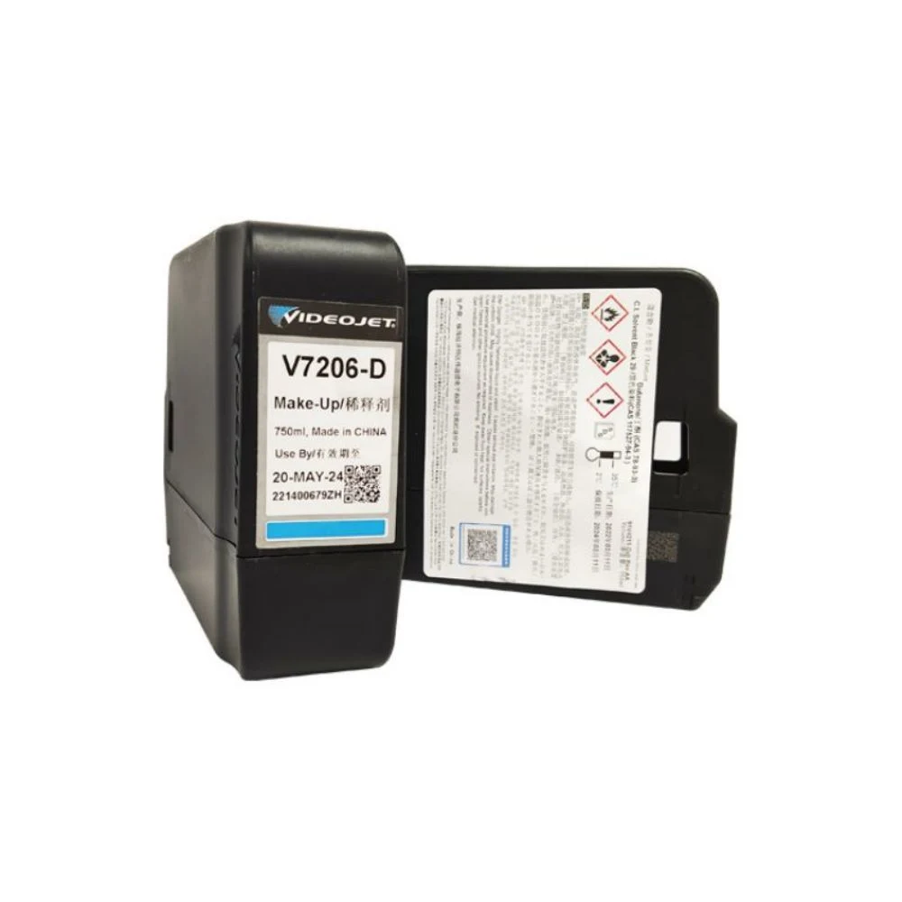 Tinta VideoJet V411-D V706-D serie 1000 con certificación MSDS