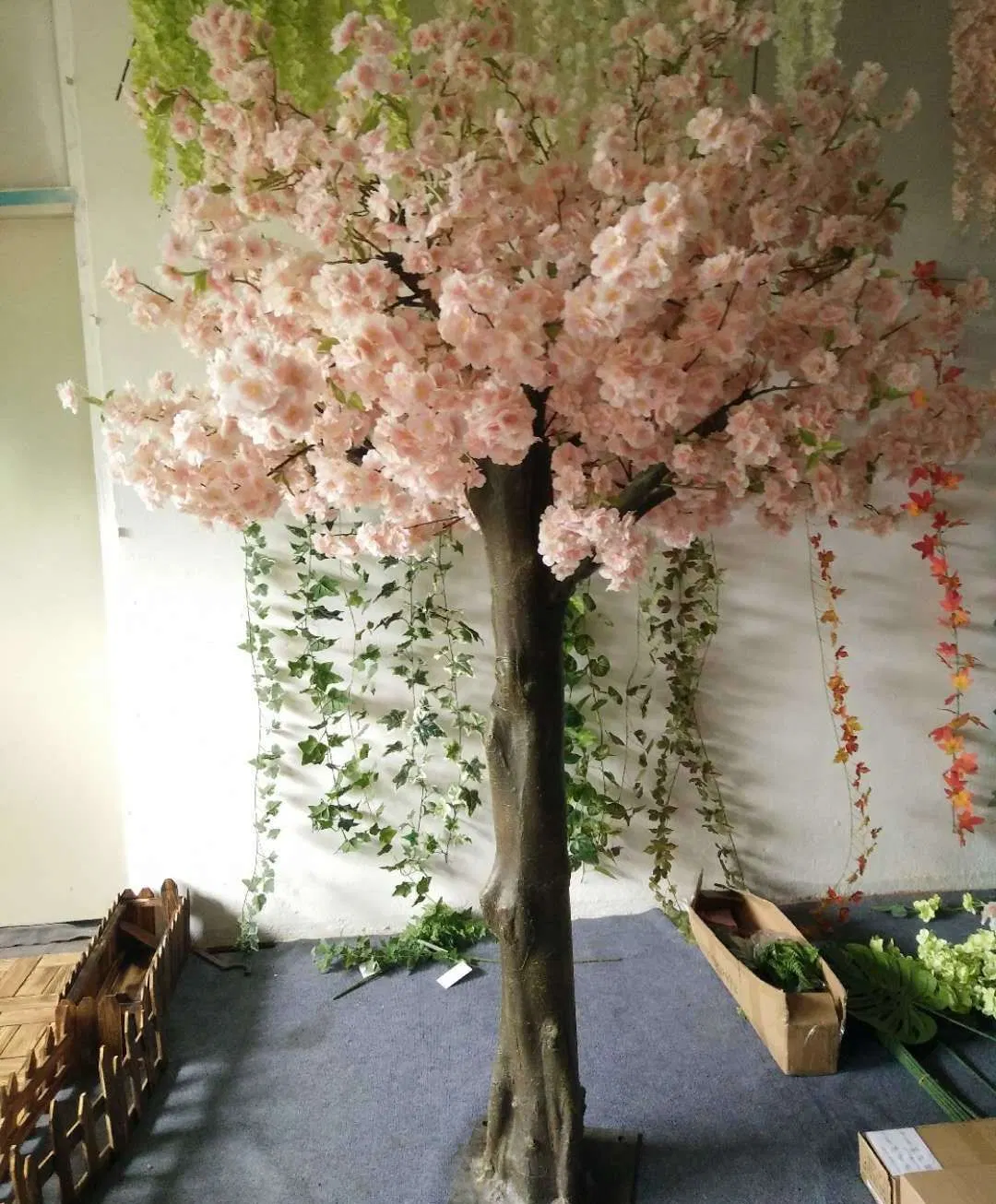 Customized Faux Sakura Tree Artificial Cherry Blossom Tree for Decoration