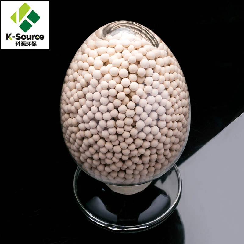 3-5mm 13X APG Zeolite Molecular Sieve Desiccant Adsorbent Balls for Carbon Dioxide Moisture Removal in Air Purification Compressor Dryer