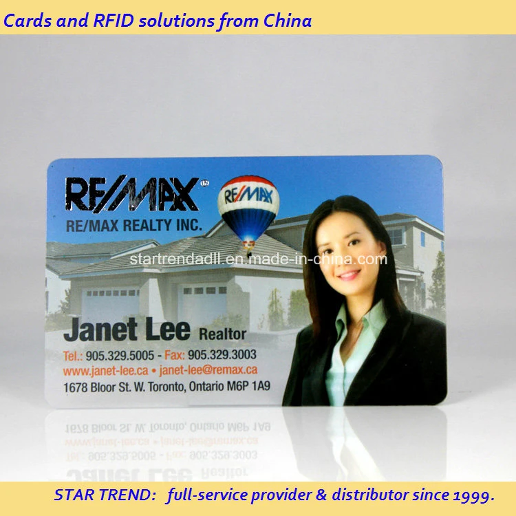 Full Colors Transparent PVC Magetic Stripe Card for Business Card