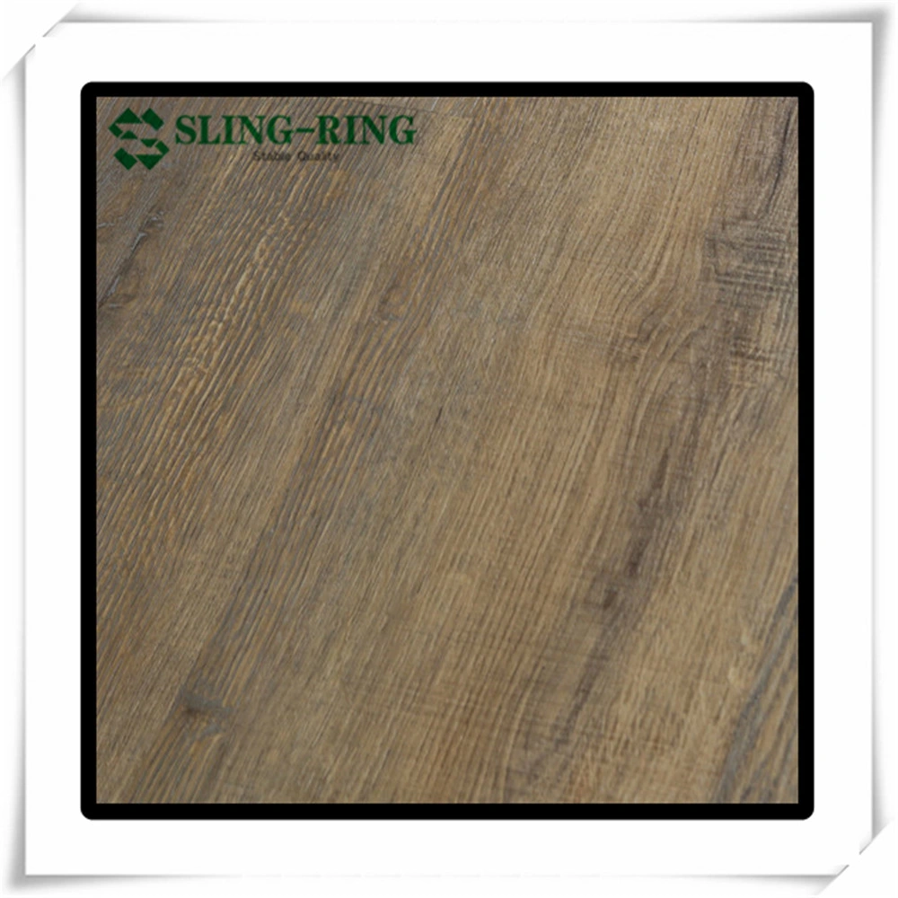 Plywood Wood Grain Wear-Resistant Vinyl Flooring PVC Spc WPC Vinyl Click Flooring with Interlock for Bedroom Decoration