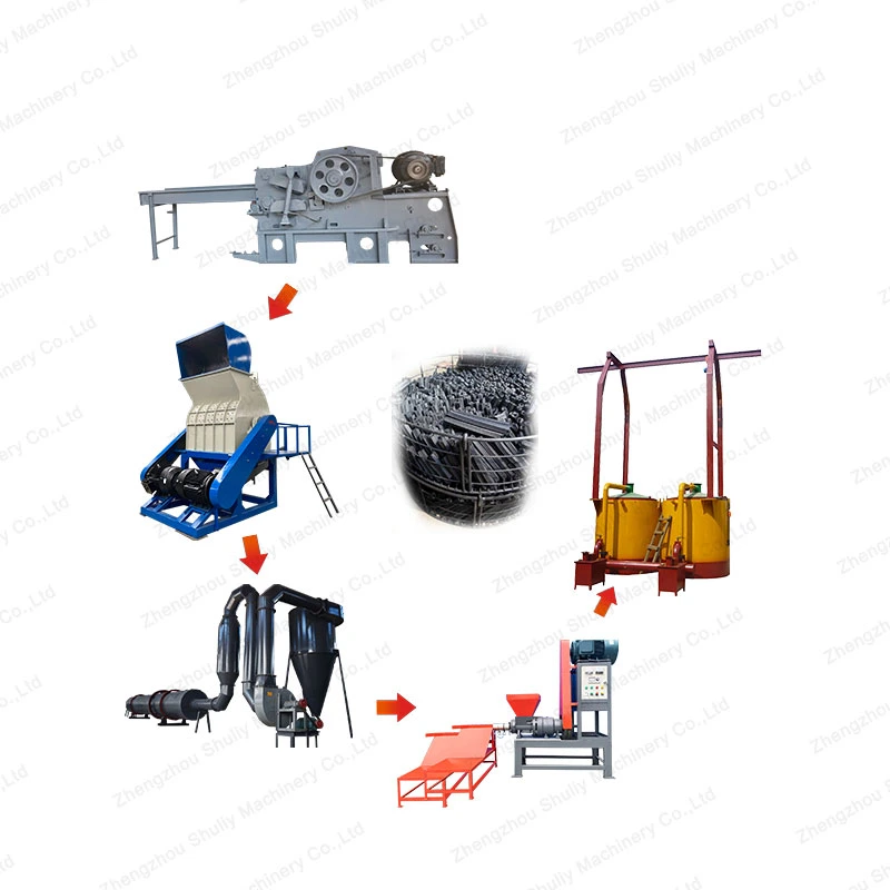 Charcoal Briquette Making Olive Waste Briquette Coal Briquetting Extruder Machine Equipment