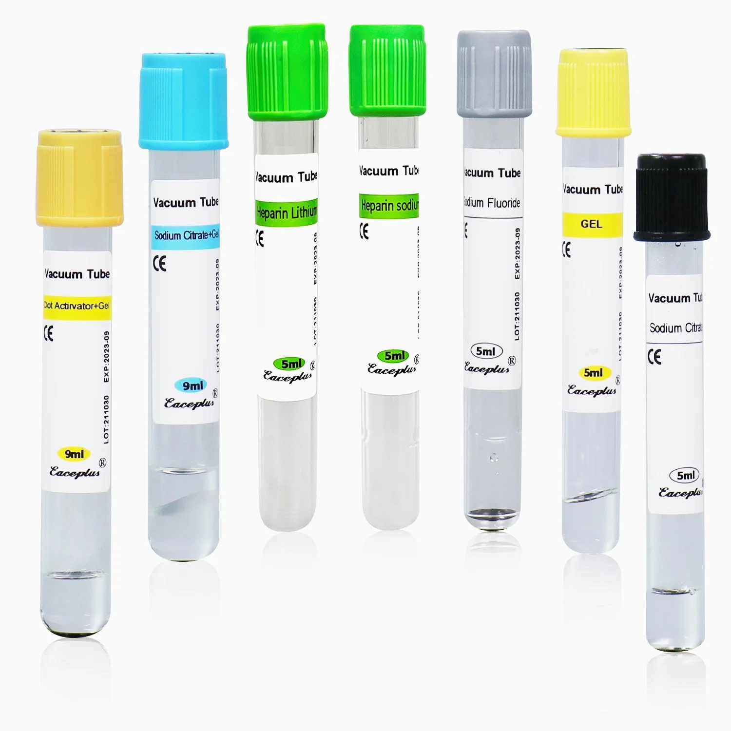 Siny Factory Price Yellow Cap Glass Pet Blood Collection Test Tube Gel and Clot Activator Tube with ISO