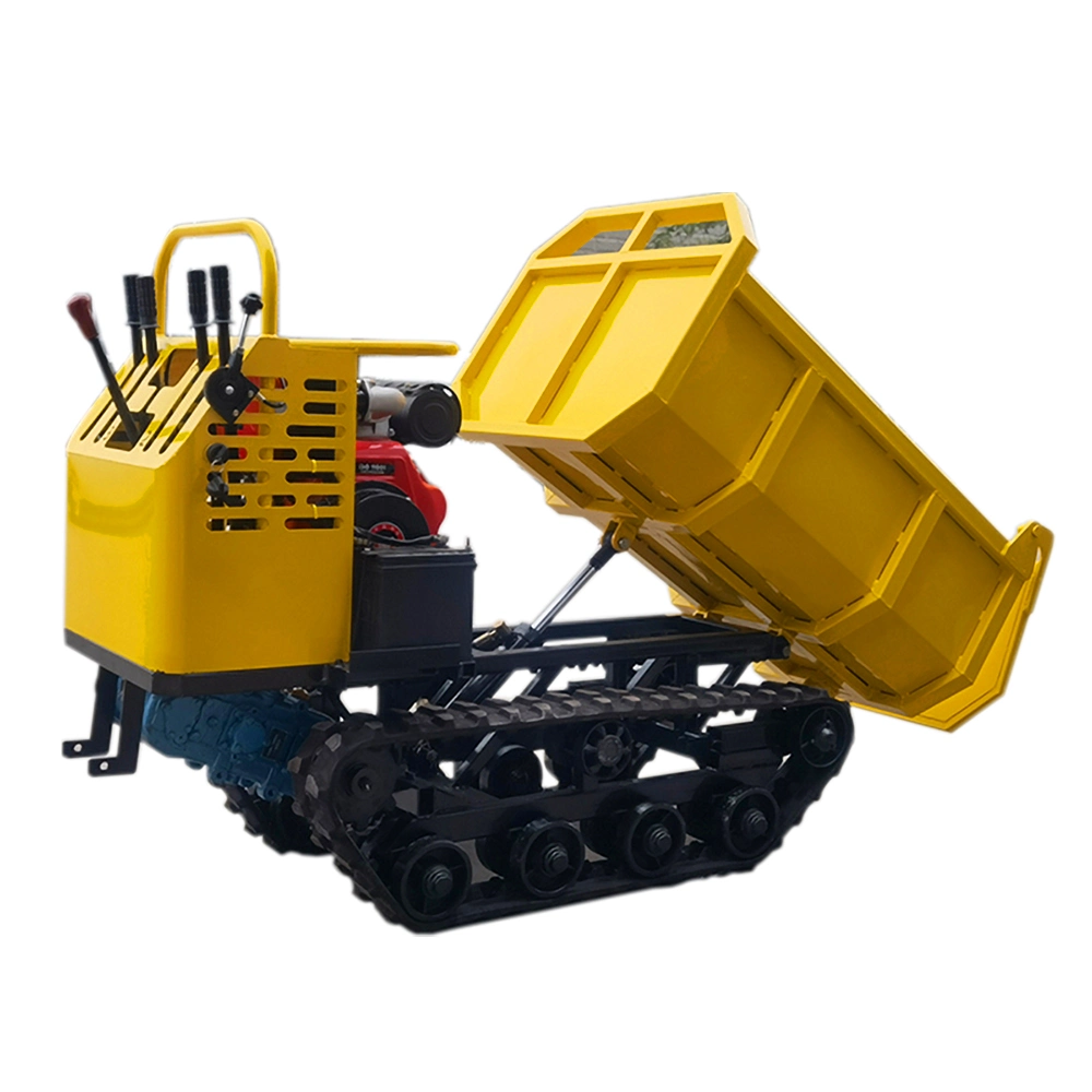 Small Truck Trailers Electrical Mini Dumper 0.6 Ton Hand-Held