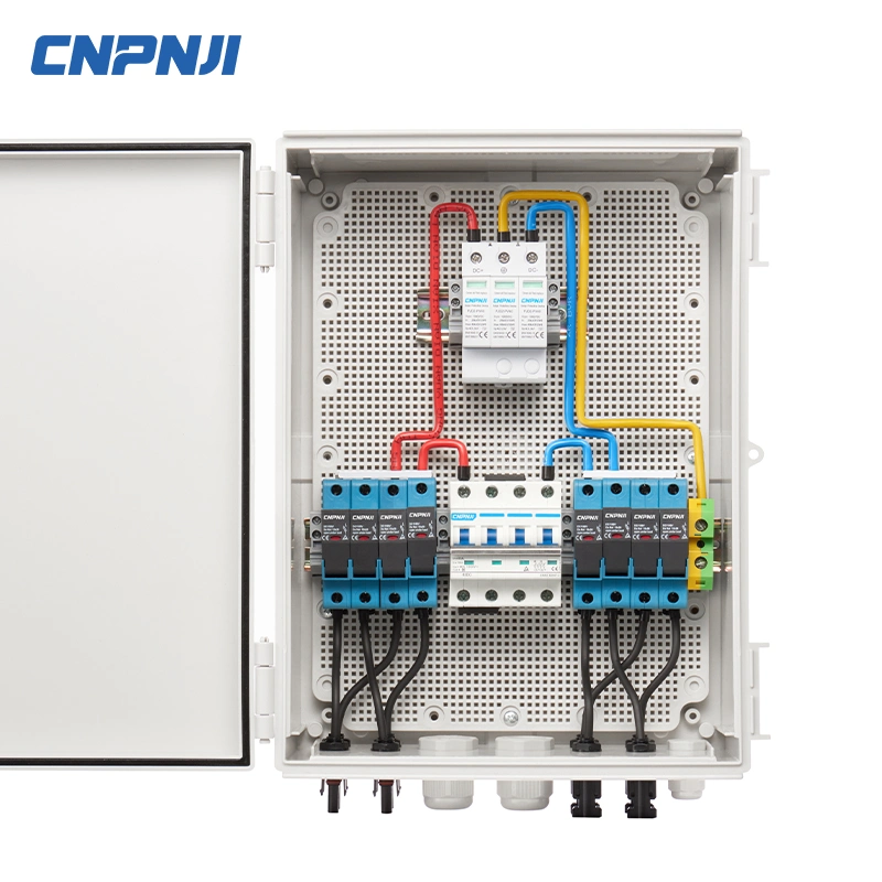 New Design IP65 Custom PV Combiner Box 2 4 6 8 12 24 in 1 out 1-24 Strings DC Combiner Box for Solar Panel 1000V