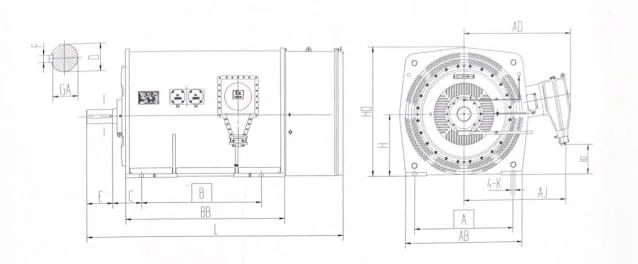 Ybkkseries High-Voltage Explosion-Proof Three-Phase Asynchronous Motor