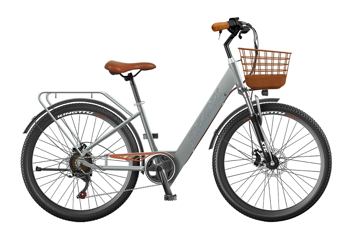 2024 Lithium E-Bike, China Hersteller gute Qualität &amp; berühmte Marke, 26" Stahlrahmen &amp; 350W Motor, 1,95 Reifen, 7 Geschwindigkeit, 139 * 22 * 78cm