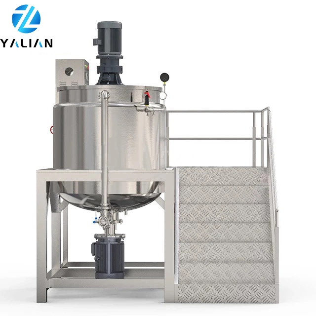 Hot Selling Industrial Cosmetic Production Line 300L Liquid Mixing Tank Detergent Blender Vessel Petroleum Jelly Making Machine