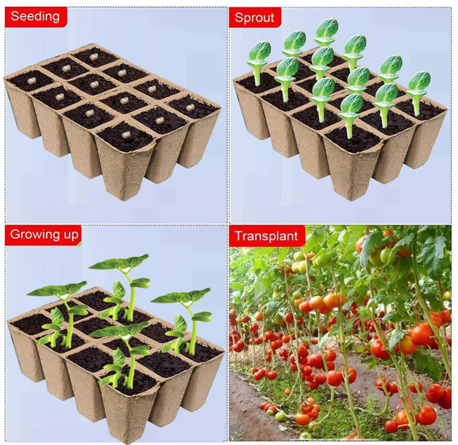 Flower Pots & Planters Garden Supplies for Pot Tray