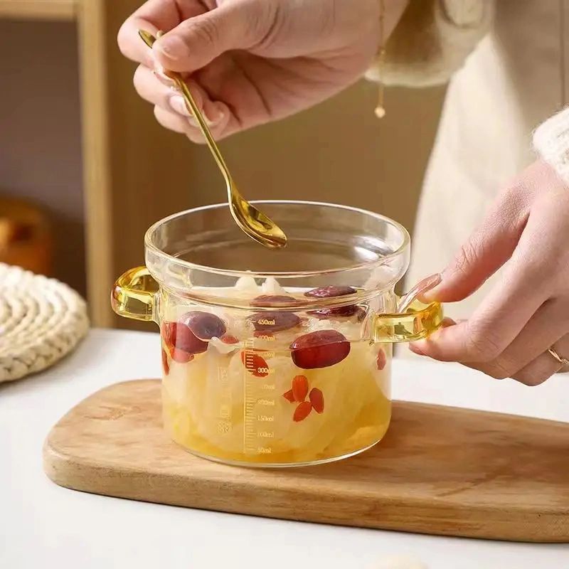 Panela quente de leite de comida de bebé com Mini Stew Stew Steam Clear Noodle Com medição