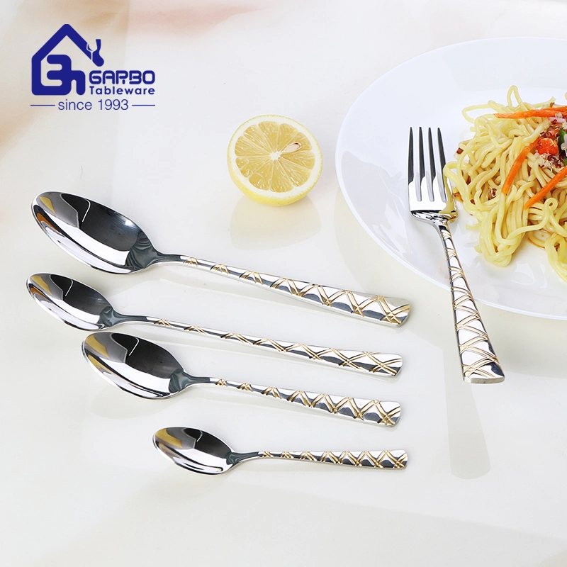 High Quality Mirror Polish Cutlery Sets Stainless Steel Spoons