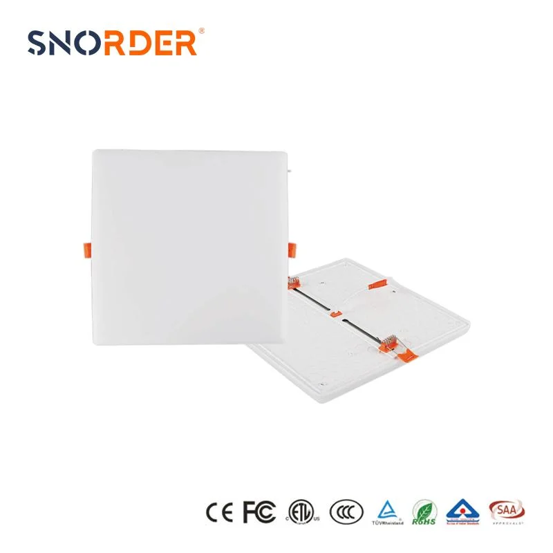 Wholesale/Supplier OEM Frameless LED Panel Light Indoor Simple and Modern Slim Flat Panel Square 24W LED Panel Light