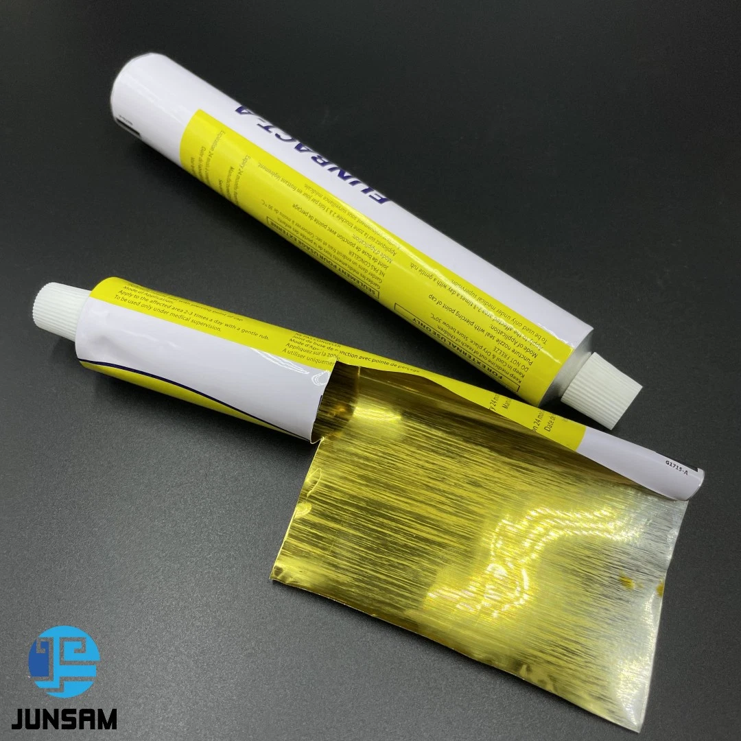 Personalizar el tubo de aluminio suave crema de pomada para envases de medicina