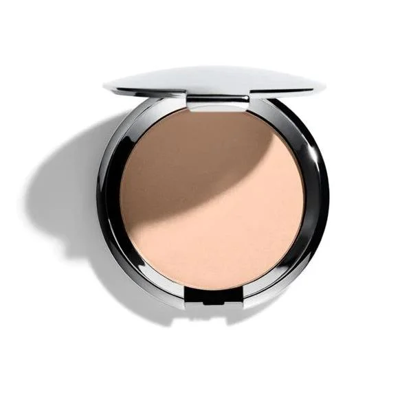 Colorete Pulsa Blusher envases vacíos de la Ronda de polvo de maquillaje compacto de los casos con espejo