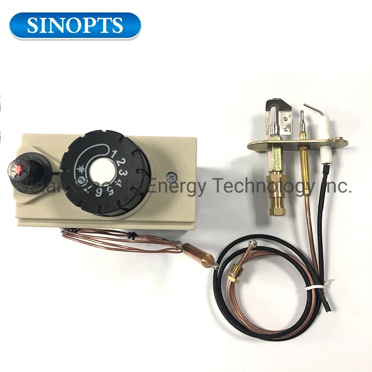 Sinopts 40-90 grados Celsius de temperatura de caldera de gas termostático de la válvula de control