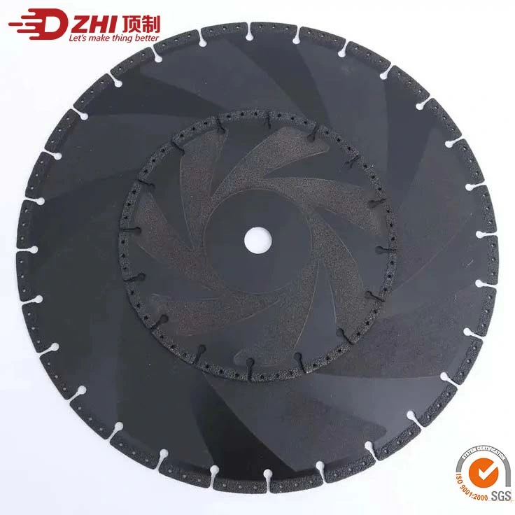 Metal Cutting Disc Vacuum Brazed Diamond Saw Blade for Metal Steel Iron Reinforced Concrete Abrasive Power Tool Accessories Original Factory