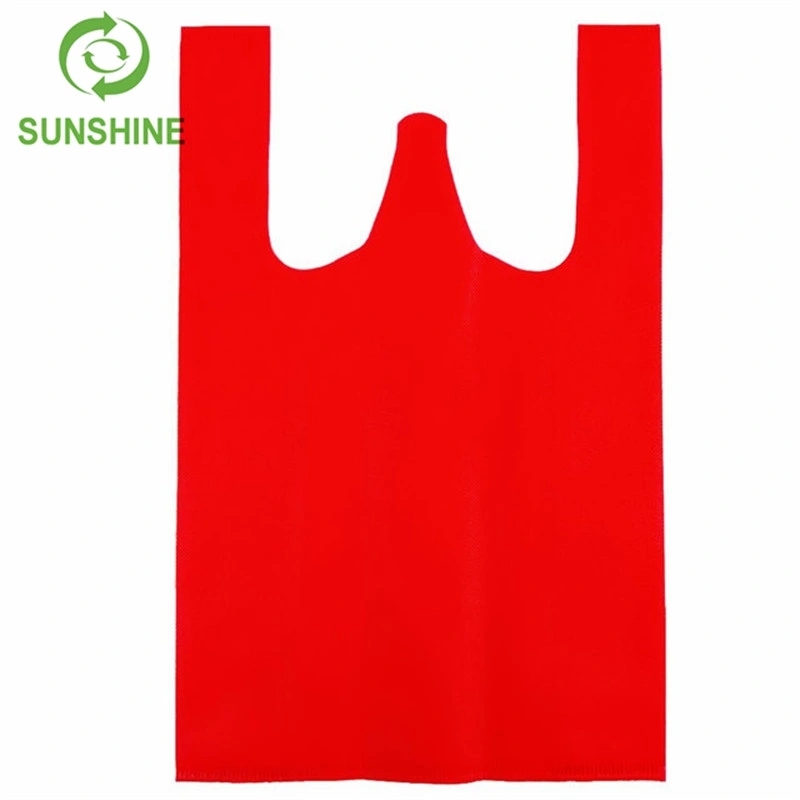 Factory Sell PP Spunbond Nonwoven T-Shirt Bag