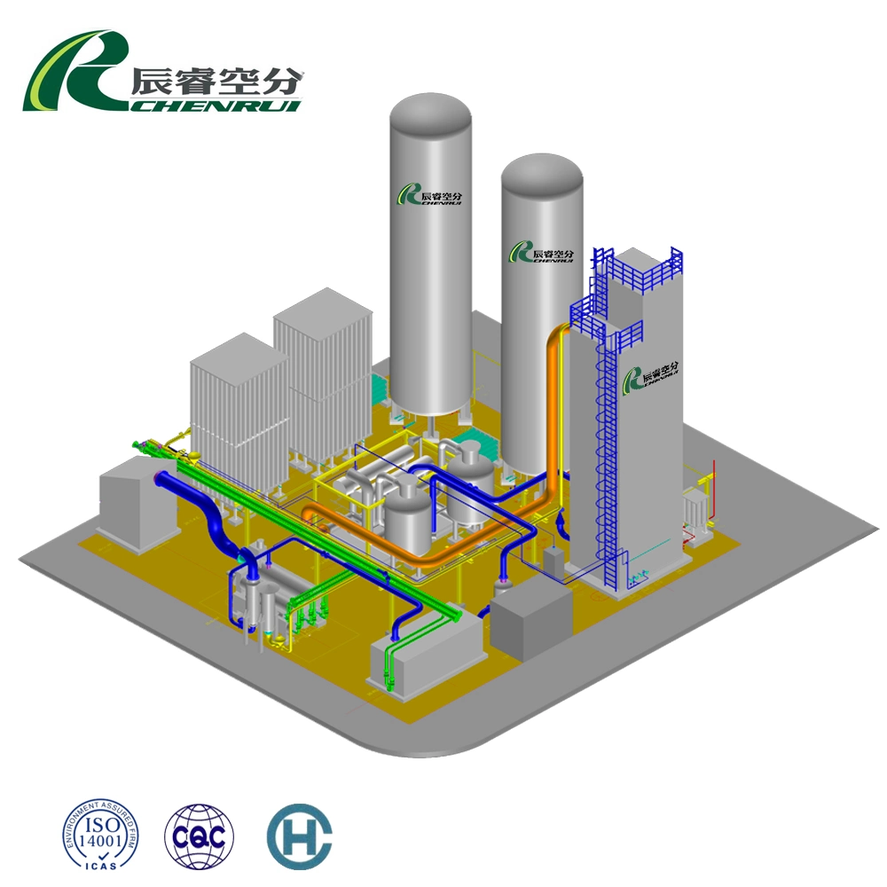 Planta separadora de nitrógeno criogénico de Chenrui planta separadora de aire criogénico Separador de argón de nitrógeno líquido