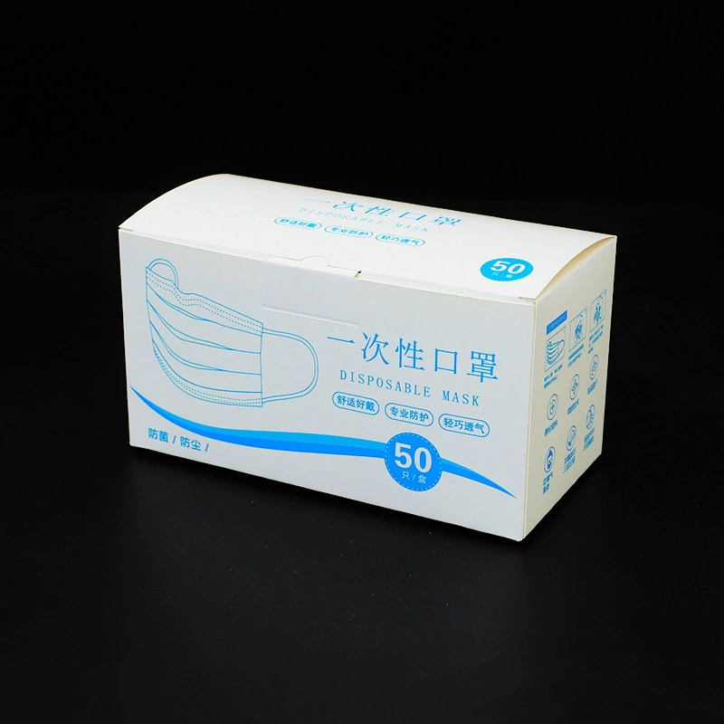 Foldable Mailer Paper Cardboard Cosmetic Packaging Face Firming Non-Medical Mask Packaging Boxes
