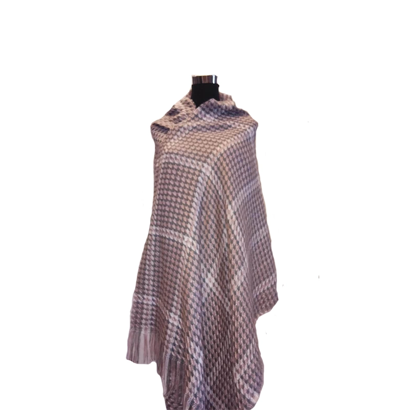 Lady Fashion Knitting Wooly Silky Like Blanket Scarf Wrap Shawl