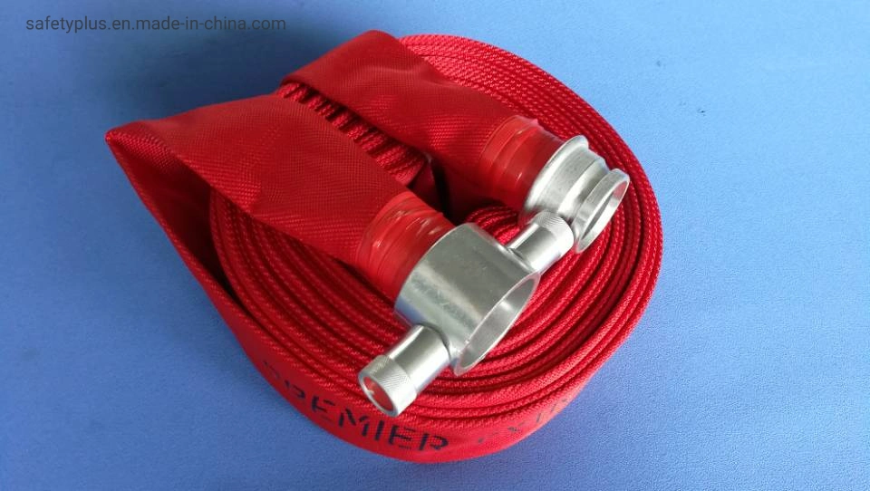 EPDM Tube Vulcanized Twice Red Color Fire Hose