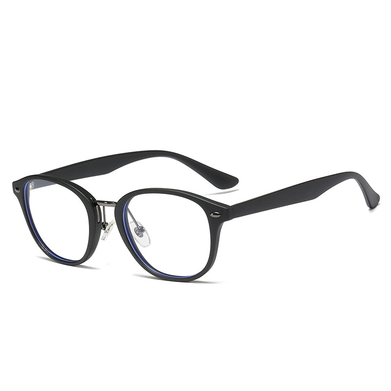2023 Trendy Unisex Classic Custom Brillen Tr90 Optical Round Brillen Blauer Licht Blocking Retro Brillenrahmen