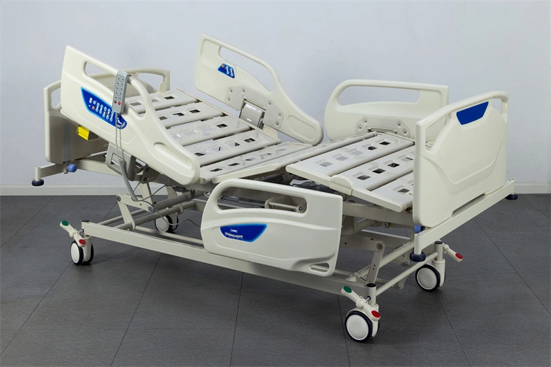 Embedded Operators on Side Rail 5-Function Patient Room Electric Medical Hospital Bed