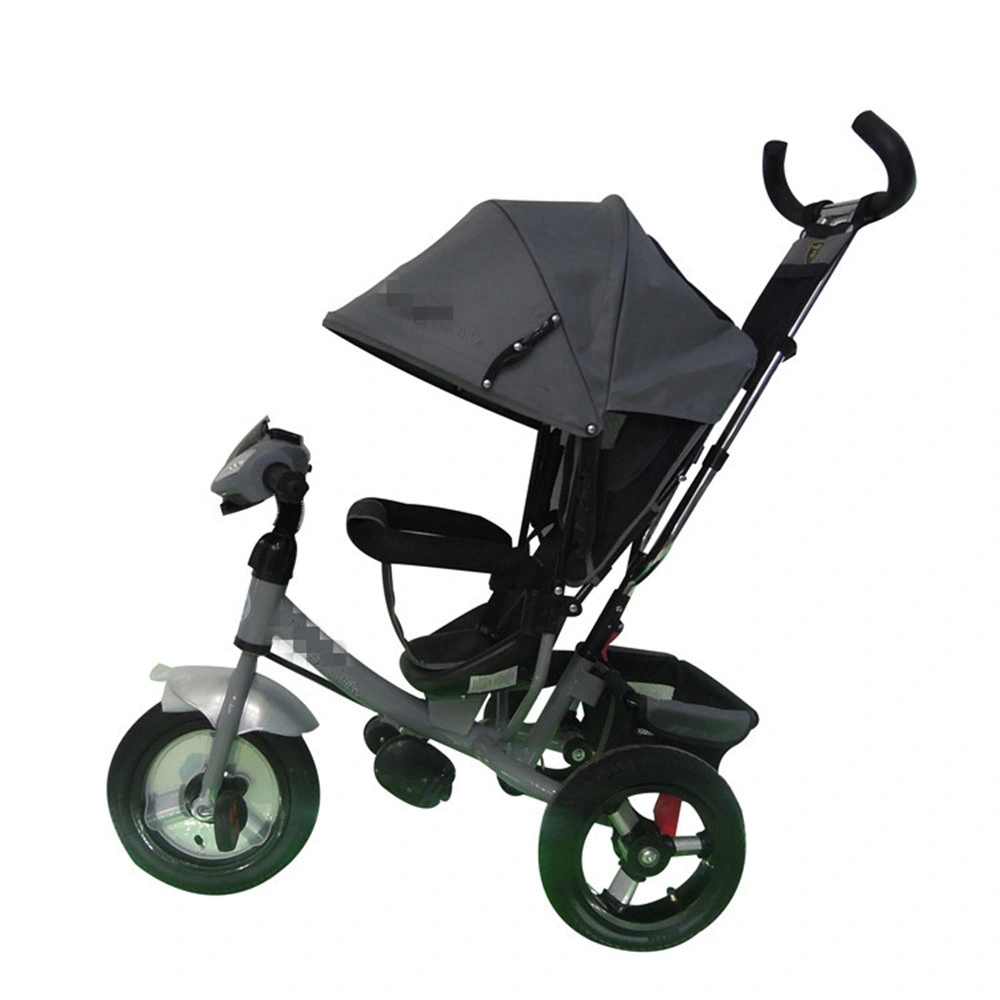 Enfants Les enfants de rose rose Tricycle Tricycle parties de la barre de poussée Parental Baby Tricycle Tricycle de gros bébé vélo ENFANTS Parent