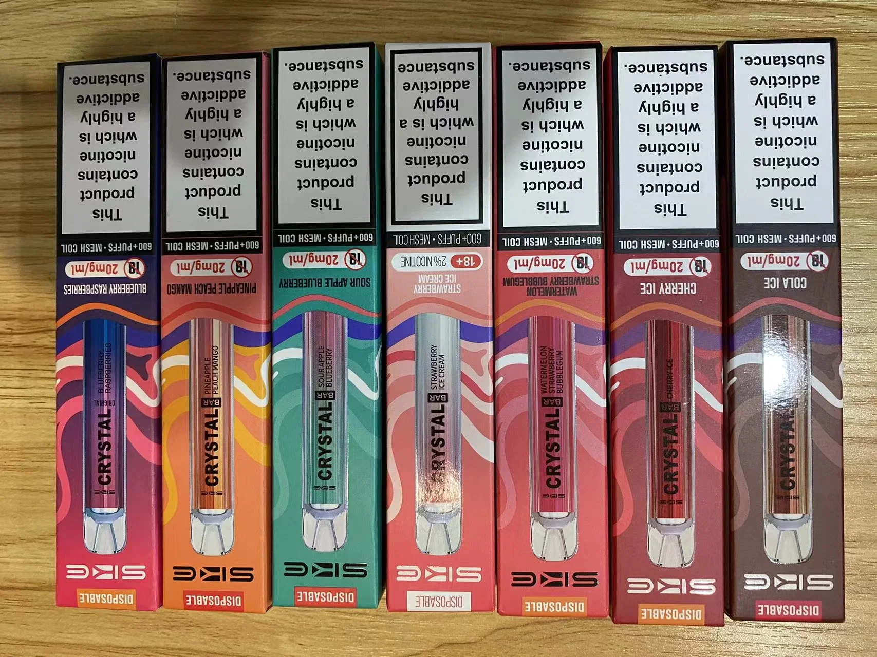 Großhandel/Lieferant Vape Pen Einweg Vape pro Max Original Einweg Vape Pod Ske 600 Puff Bar Aporizador Desechable Randm 7000puff Einweg Vape Crystal