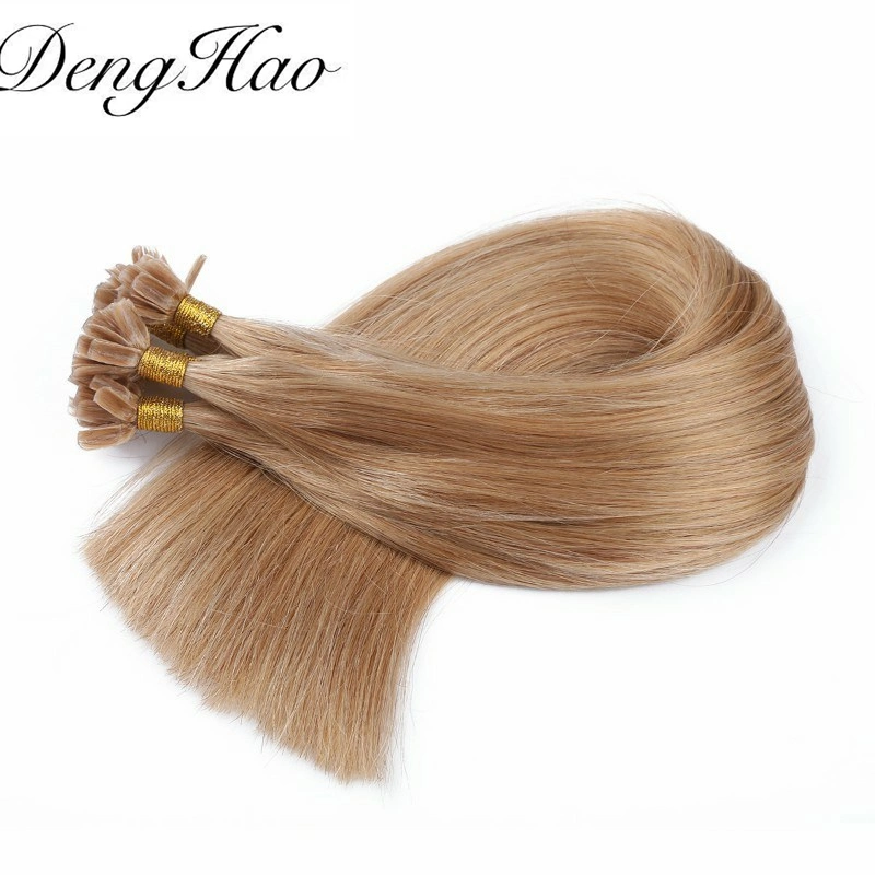 Denghao Hair Extension Vorgebundenes indisches U-Tip Virgin Human Hair