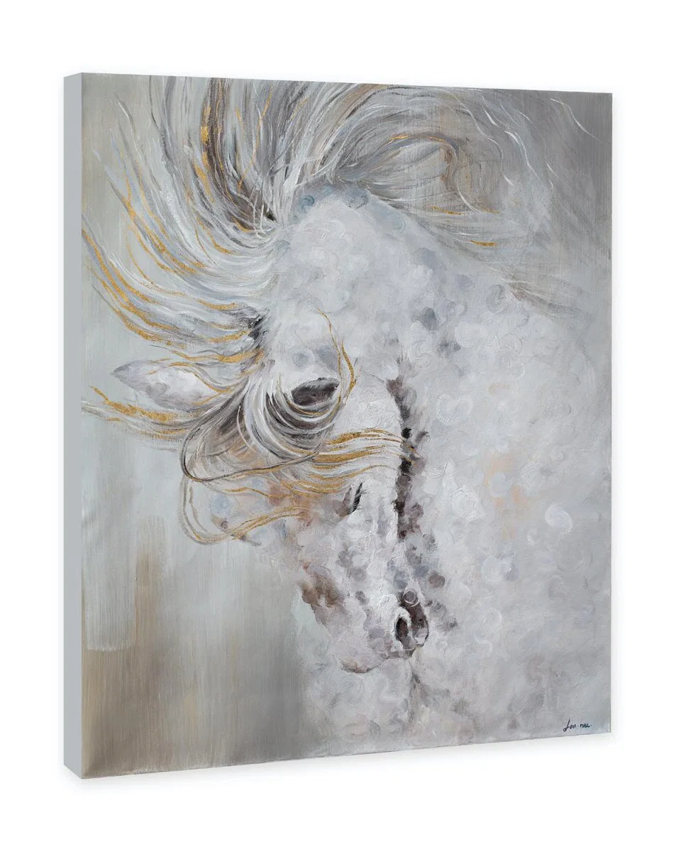 White Horse Wall Art Decor Home Decoration Canvas Oil Painting