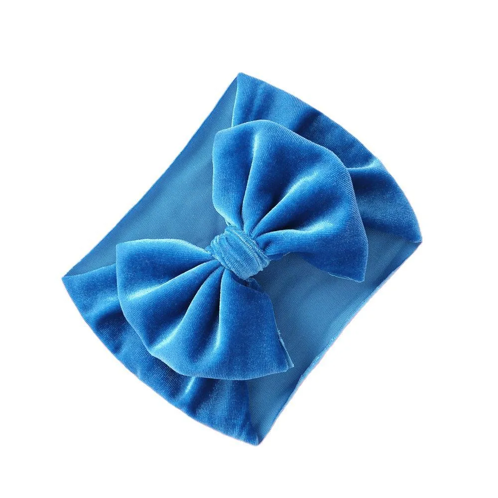 Chiffon Flower Soft Stretchy Hair Band Hair Accessories for Baby Girls Newborns Infants Toddlers and Kids