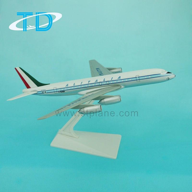 1: 200 23cm Alitalia DC-8-43 Plane Model Innovative Corporate Gifts