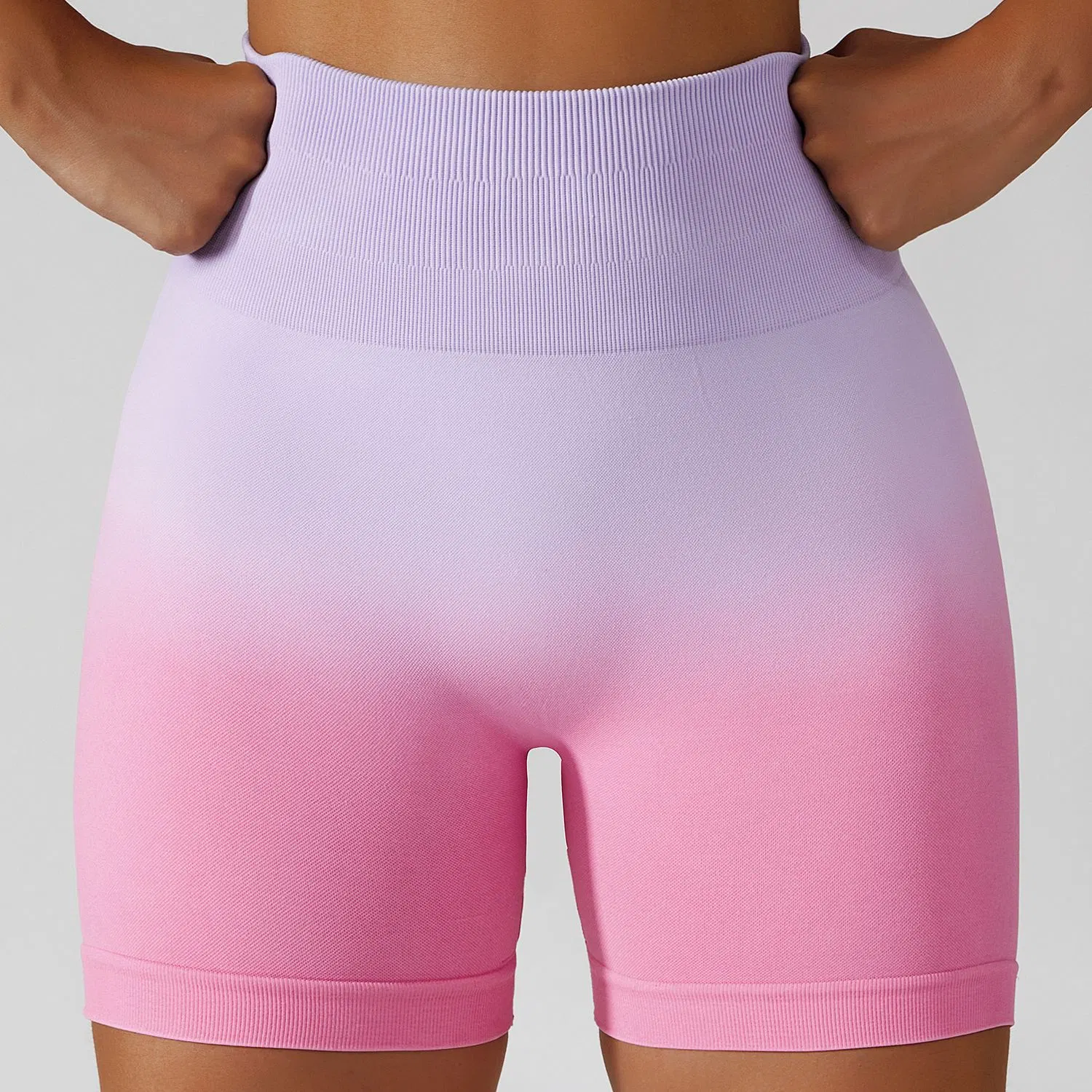 Deportes de gran tamaño mujeres Gimnasio de secado rápido Biker ropa de gimnasio Fitness Pantalones cortos de yoga de entrenamiento
