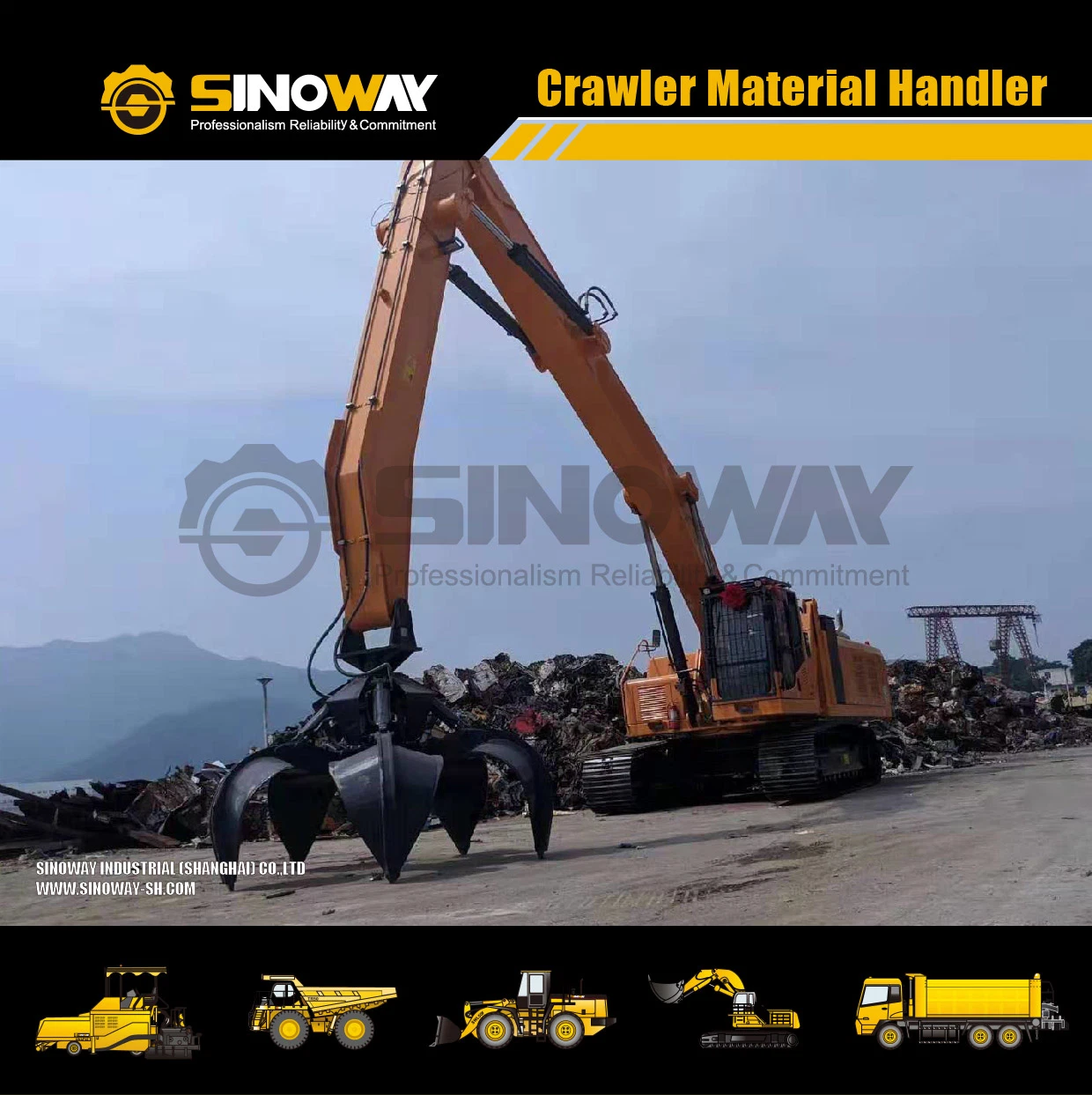 Heavy Duty China 50ton Material Handling Equipment with Factory Price