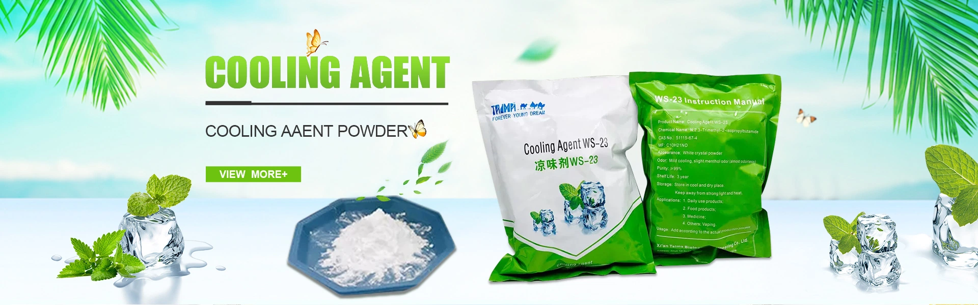 Taima Koolada Coolant Ws23 Ws12 Ws5 Ws3 Cooling Agent Powder Food Additive