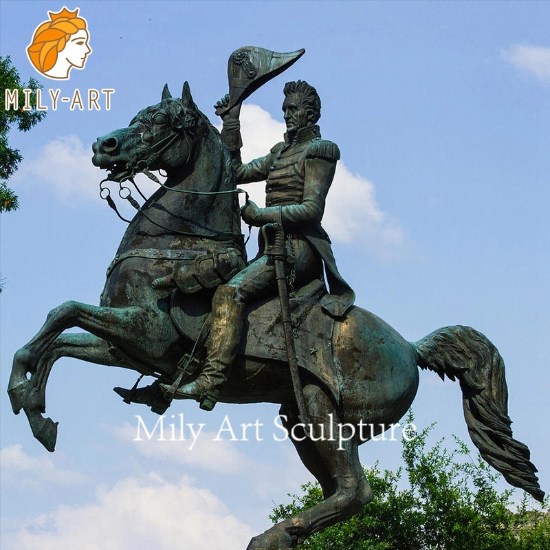 La decoración exterior de la Artesanía de metal Escultura de bronce de Caballos de Carreras de Caballos Equitación estatua de bronce