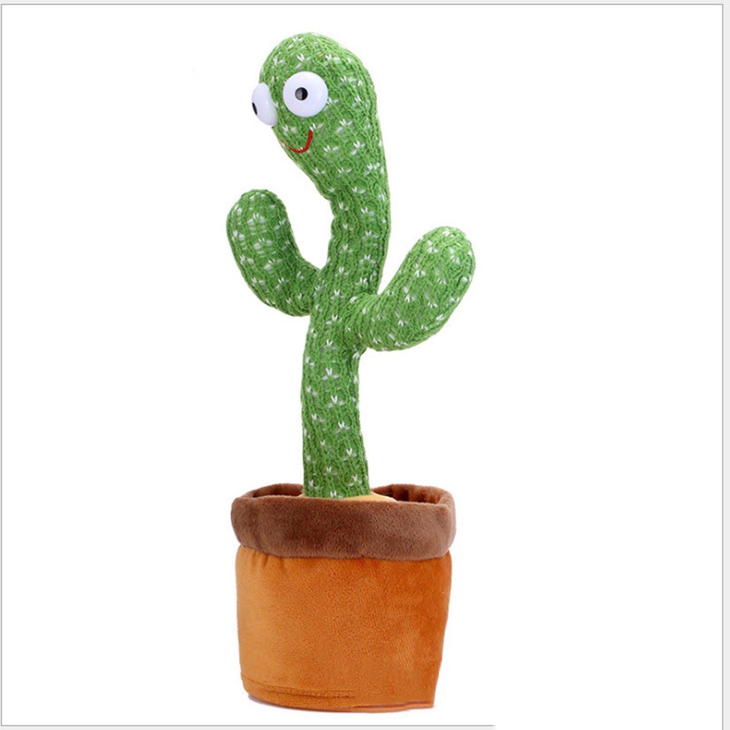 Bebé Dancing Talking Cactus Talking Plush Toys for Boys Girls Electrónica Light up Plush Cactus