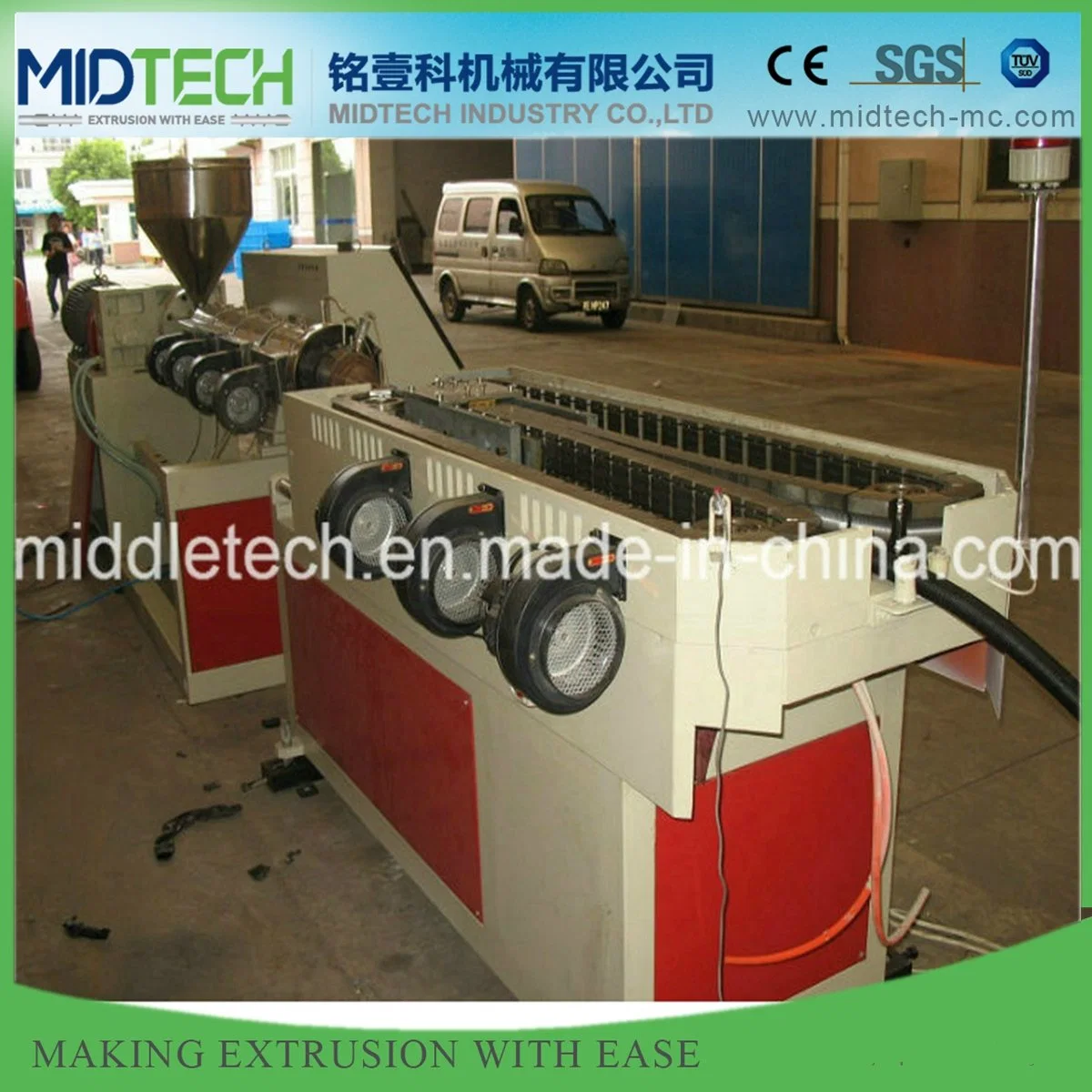 Newest High Output Single Wall Corrugated Pipe Production Line with Low Power