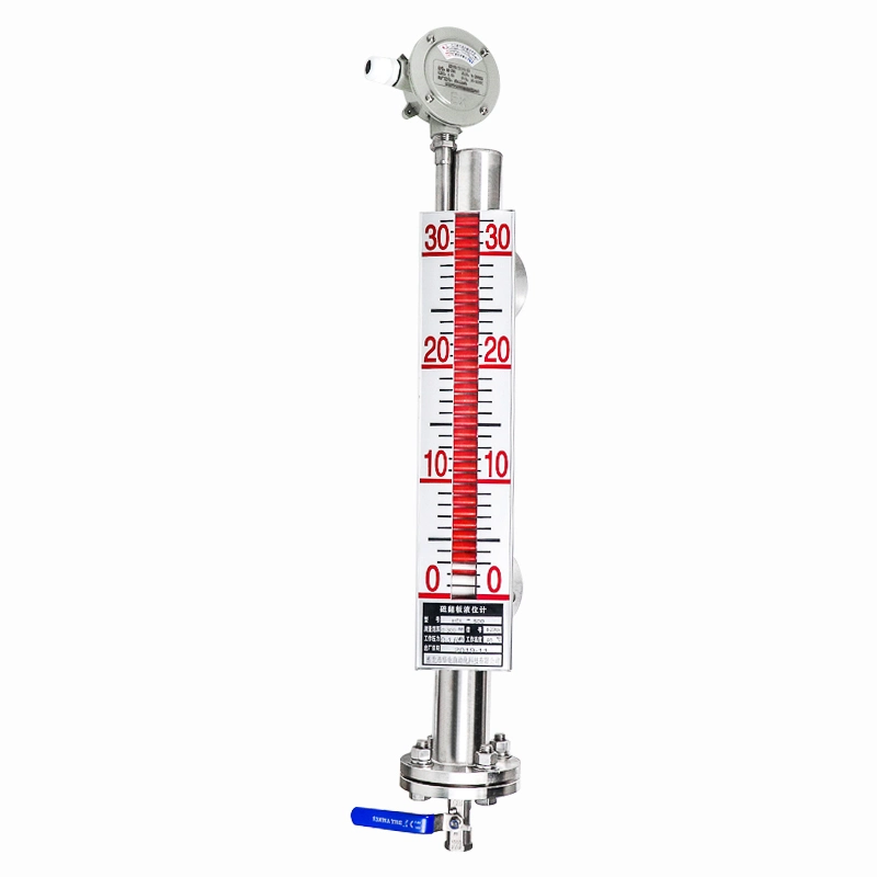 Acero Inoxidable SS 316L material magnético del depósito de aceite el indicador de nivel de la tapa de