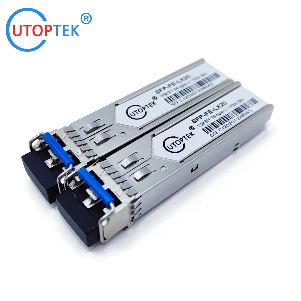 155Mbps Stm-1 SFP Modules 40km SMF Duplex LC 1310nm Optical Fiber Transceiver for Cisco Huawei