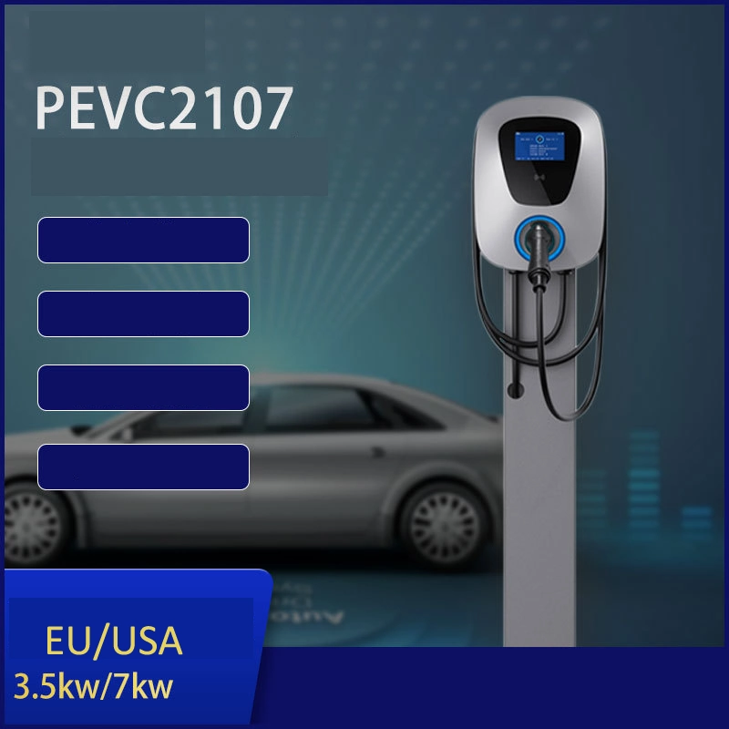 Wallbox Elektro EV Ladegerät Auto Batterie Ladestationen und Stapel 3,5kW Schnellladestation 32A Wandmontage