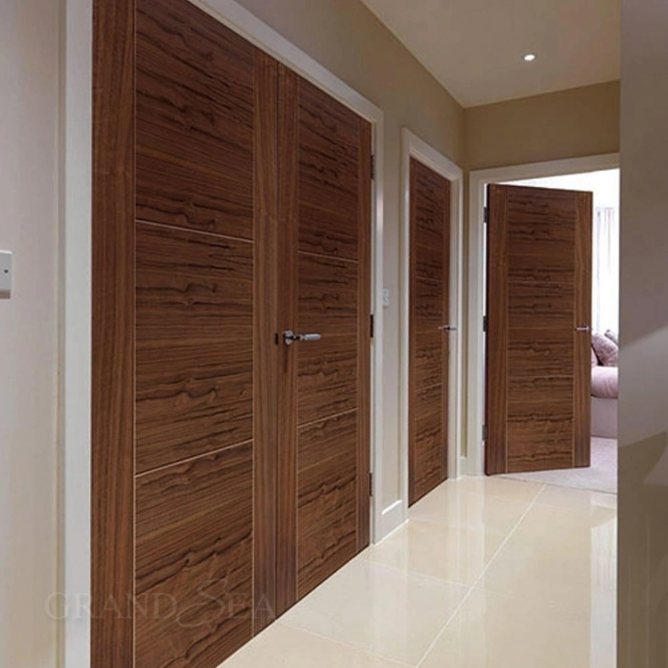 Wooden Interior Bathroom Door Mahogany Solid Wooden Door Luxury White Wood Door