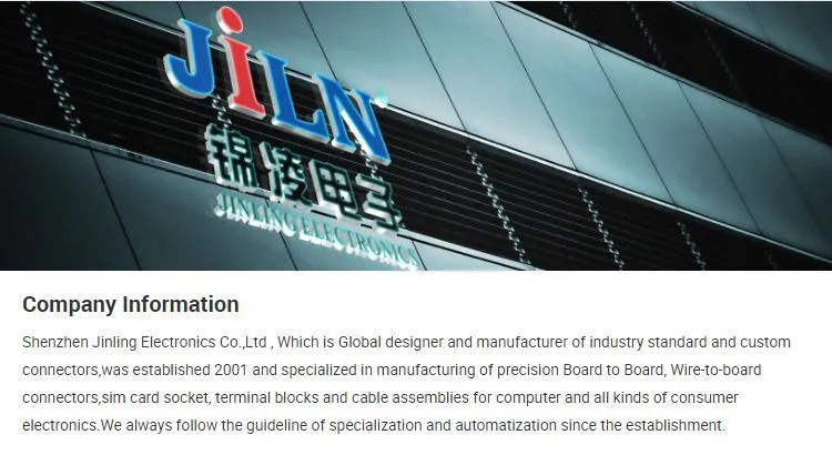 Jiln 1.5 mm Pitch Wafer Right Angle SMT 2-6p