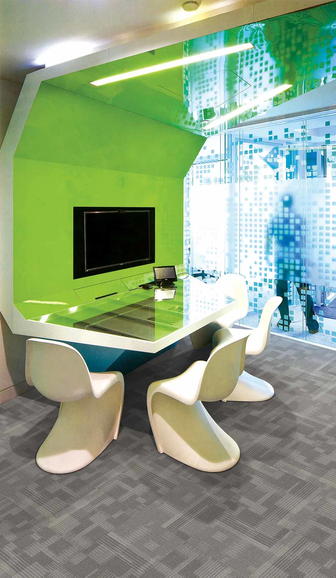 Nylon Carpet Tile with PVC Backing for Commercial/Hotel/Model 22301