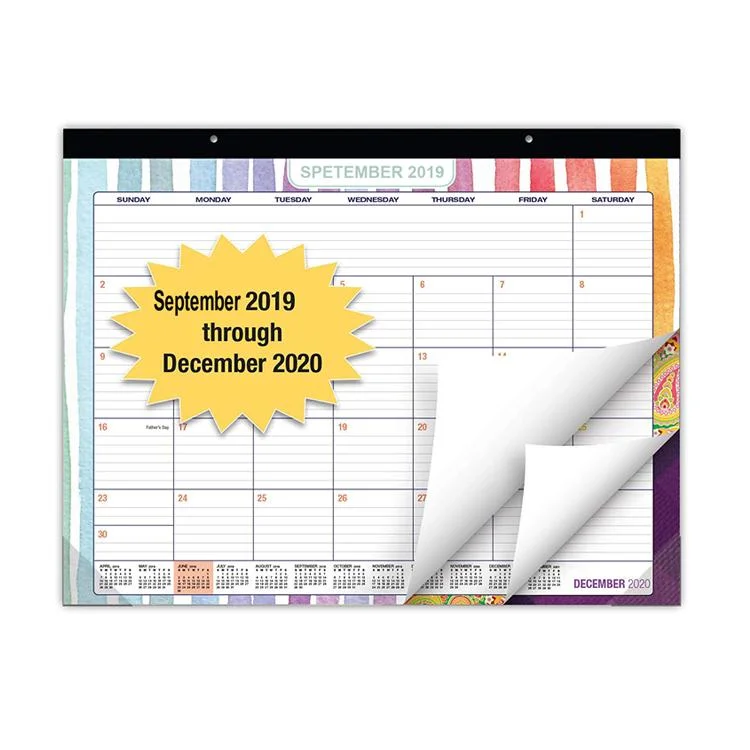 Custom OEM настольного календаря письменный стол в таблице блока ежемесячно появление магнитного календарь Capacity Planner печать